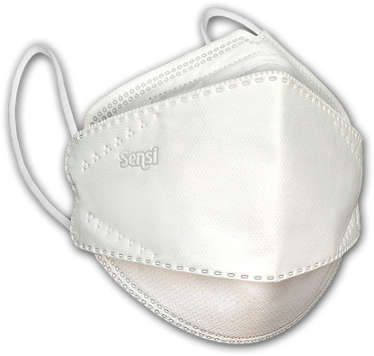 SENSI Convex 4ply Earloop Face Mask (Black)